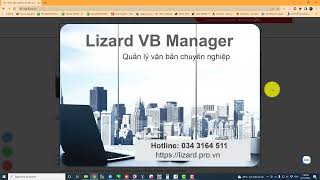 Phần mềm quản lý văn bản Lizard VB Manager phiên bản online không giới hạn chức năng và người dùng screenshot 5
