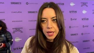 Aubrey Plaza at 2020 Sundance Film Festival World Premiere of Black Bear