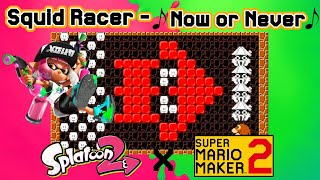 Super Mario Maker 2 - Splatoon 2 Music Level: Now or Never!