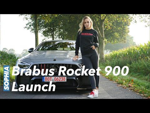 SOPHIA FLOERSCH x BRABUS ROCKET 900 "ONE OF TEN" launch / limited edition