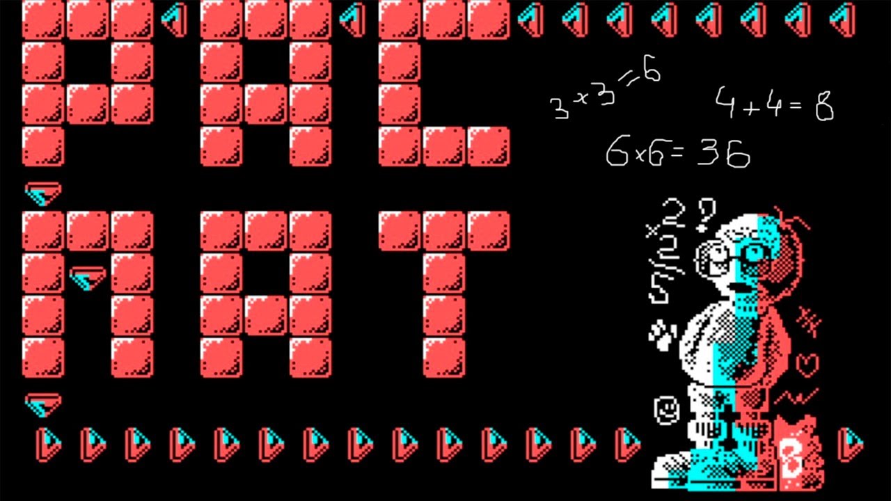 Pac-Mat (MS-DOS, 1990) - playthrough