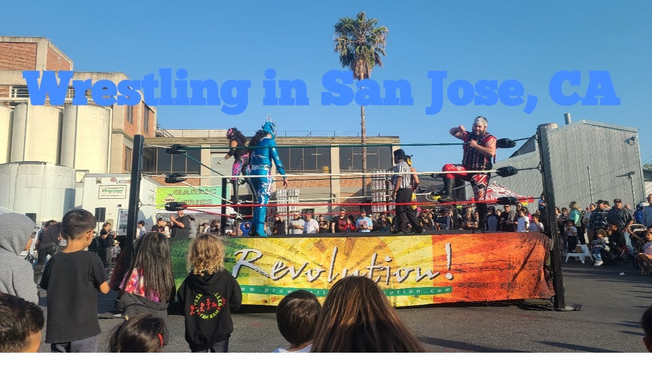 WRESTLING IN SAN JOSE, CA || REAL FIGHTING || SUMMER FUN || GORDON BIERSCH NIGHT MARKET 2023