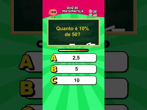 Teste seu conhecimento em matemática com este quiz fácil #quiz #matemática