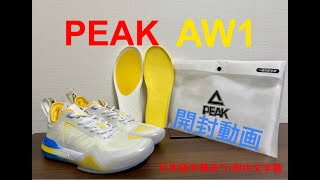 アンドリュー・ウィギンズ｜日本最速開封！｜PEAK AW1を紹介してみた