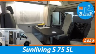 Semi Integrated | Sunliving S 75 SL | lots of space | motorhome tour | low profile