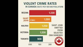 VIOLENT CRIME RATESIN CANADA (RATE PER 100 000 POULATION) November 13, 2025