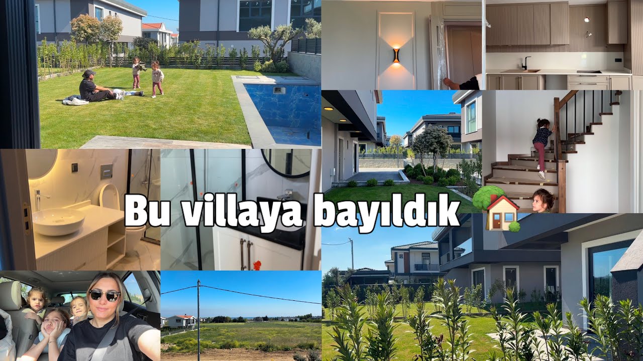 HAVUZLU VİLLA EV TURU🏡HER DETAYINI ÇOK BEĞENDİM|AKLIMIZ KALDI|İNŞALLAH NASİP OLUR🙏🏼