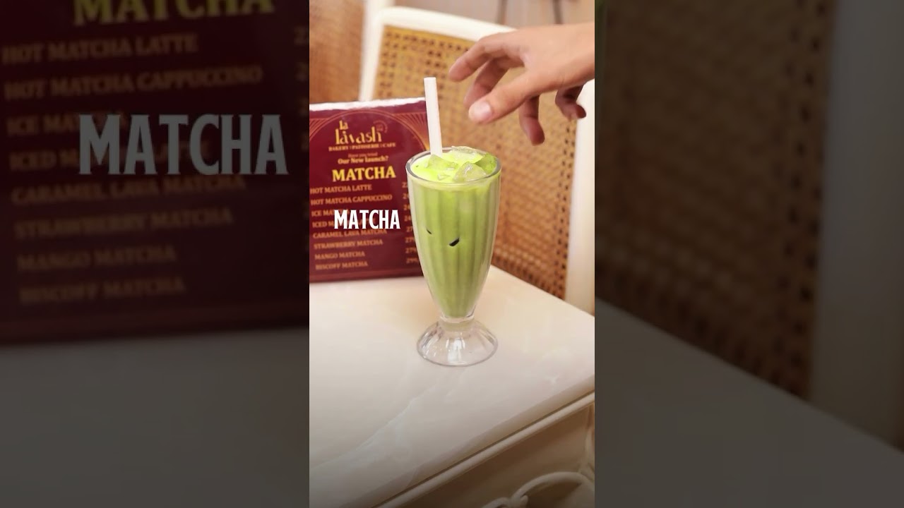 Taste the calm Matcha is calling you to La Lavash! 