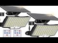 106/318 LED Solar Light Outdoor 328 LED Spotlights IP65 Waterproof Motion Sensor Human Solar Fl
