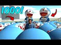 GTA V : Franklin Escape 1000 Doraemon Attack In GTA 5 ! In Telugu
