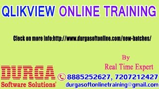 Demo on QLIKVIEW online training in DURGASOFT by Expert Faculty!!! screenshot 4