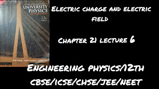 Lecture-6,chapter-21(Electric  charge and electric field)