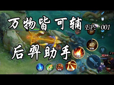万物皆可辅：用后羿辅助陪玩小姐姐！超远距离支援，输出控制俱全