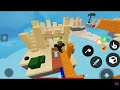 Tryharding on mobile BEDWARS
