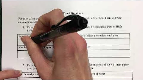 Fermi Questions Part 1