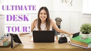 The ULTIMATE Desk Tour! | The Intern Queen