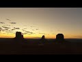 Monument Valley John Wayne&#39;s Point Sunrise Timelapse 2022-07-07