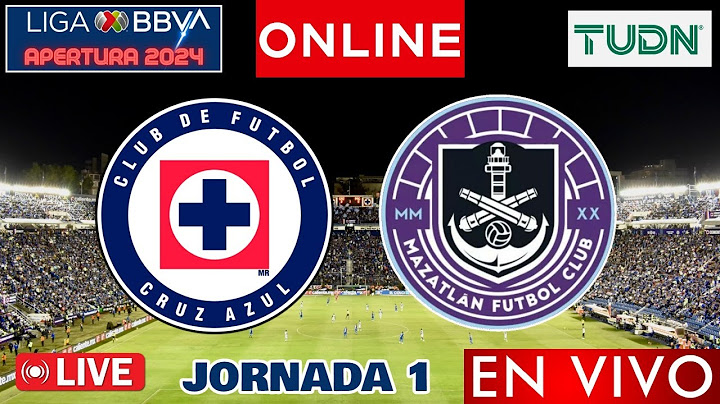 CRUZ AZUL vs MAZATLAN EN VIVO | Jornada 1 Liga MX Apertura 2024 | Partido Completo