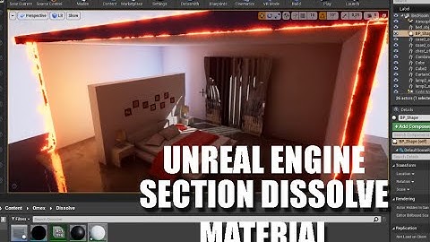UNREAL ENGINE DISSOLVE SECTION MATERIAL ARCHVIZ