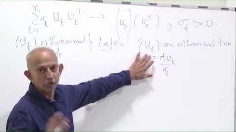 Foundations of Data Science - Lecture 7 - Singular Value Decomposition - ll