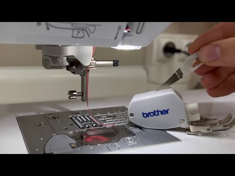 Pied Double Entraînement Brother F033N - Pour Machines à Coudre Brother - Couture Tissus Épais Et Difficiles