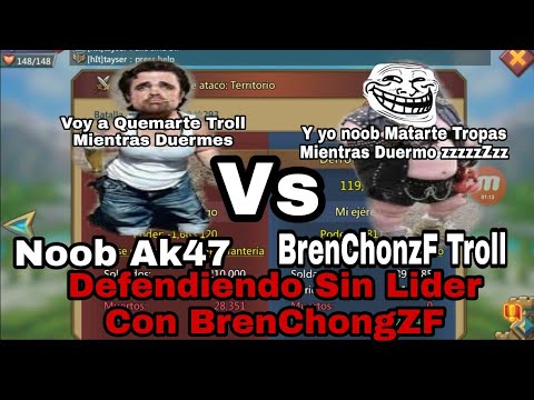 🔴Bren chongzF 🐕 VS NOOB🎭/T3 VS T3/Defender Mientras DUERMES/Lords Mobile ESP/Defender Sin Lider fernando daniel