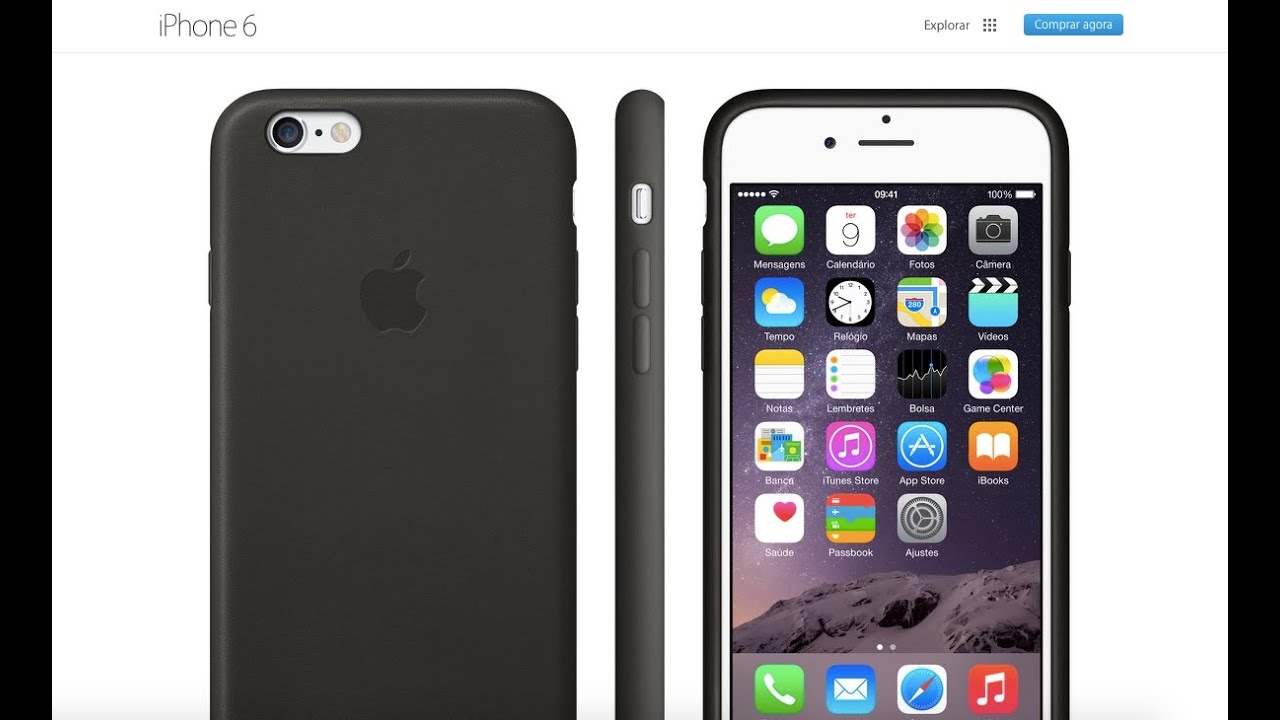 Analise: Capa de Couro Preta oficial Apple para iPhone 6 Plus - YouTube