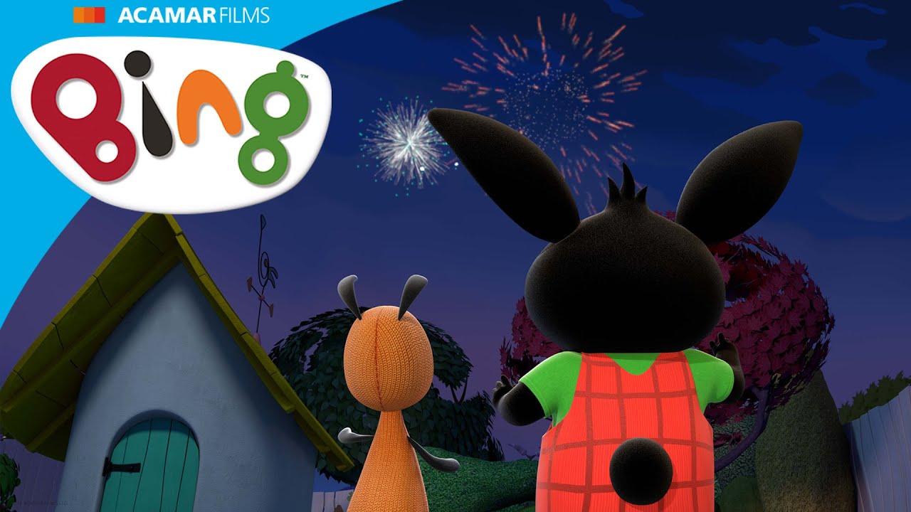 ¡Bing, Flop, Sula y Amma están viendo fuegos artificiales! | Bing Español