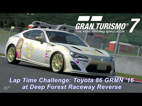Gran Turismo 7: Lap Time Challenge - Toyota 86 GRMN '16 at Deep