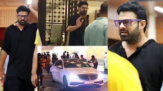 അർദ്ധരാത്രിയിൽ പ്രഭാസിന്റെ മാസ്സ് എൻട്രി - ആദ്യം അമ്പരന്നു പിന്നെ സന്തോഷം| Prabhas at Kochi Airport