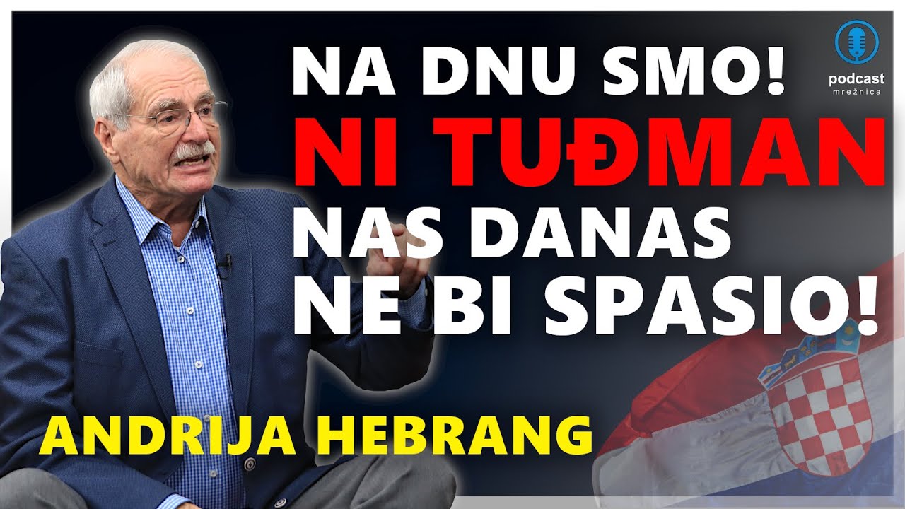 PODCAST MREŽNICA: Hebrang: U Hrvatskoj ništa ne ide bez izdaje – vlada maligni KOS, narod preodgojen