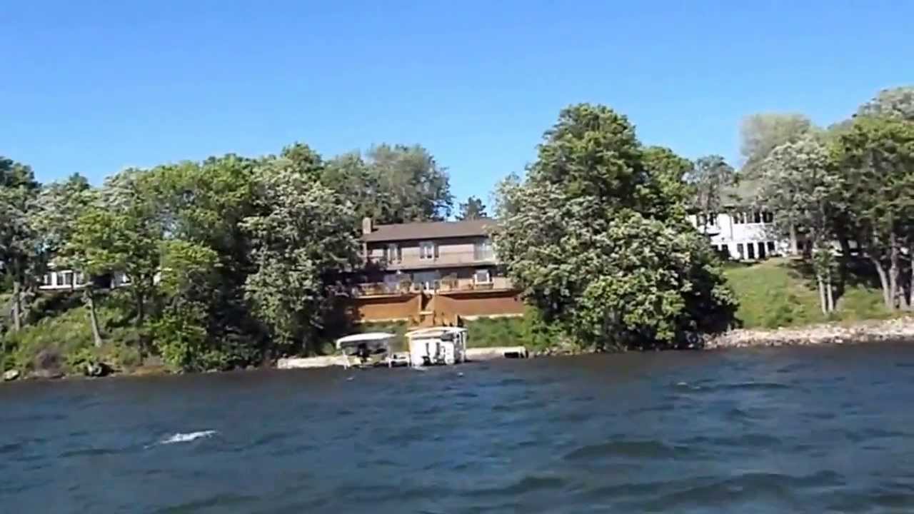 Pelican Lake Minnesota 2013 shoreline pontoon cruise 1 of 2 YouTube