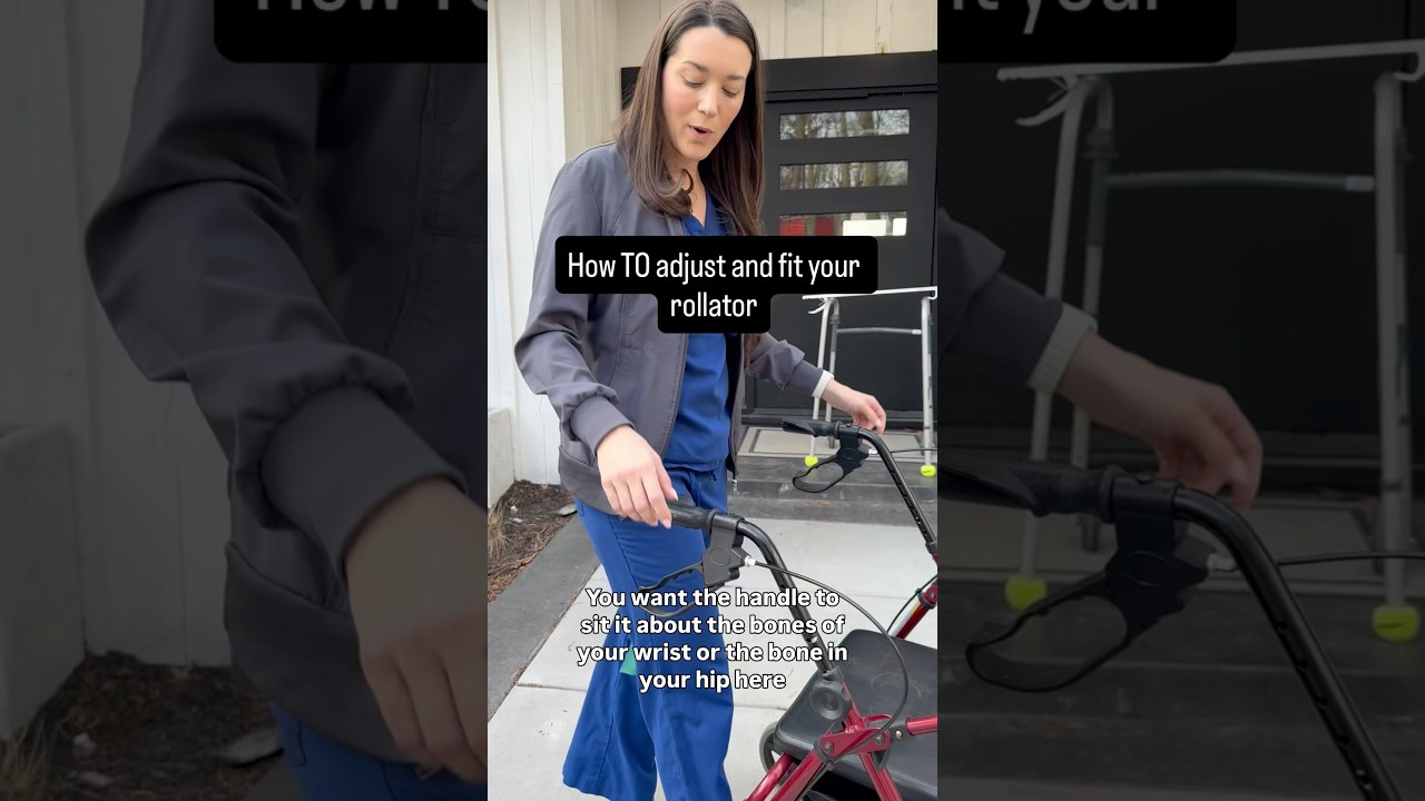 How to Adjust and Fit your rollator 