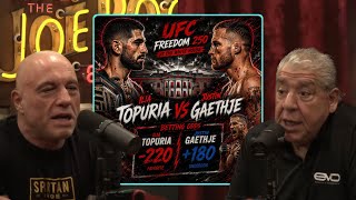 Joe Breaks Down The Betting Odds For Ilia Topuria Vs Justin Gaethje Tomorrow | Joe Rogan & Joey Diaz