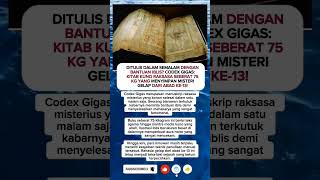 Viral! Kitab Iblis 75 Kg Ini Ditulis Semalam, Horor Abad Ke13 Paling Estetik! #viral #faktaunik #fyp