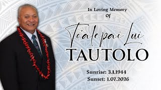 Family Service for To'alepai Lui Tautolo