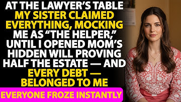 At the inheritance distribution, my sister claimed it all, but I smiled: ‘Dad, don’t you know?