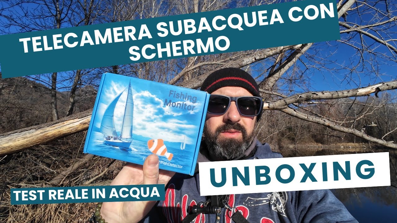 Telecamera Subacquea con Schermo – Unboxing + Test Reale in Acqua