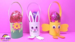 Easy Easter Egg Basket DIY | Easter Crafts for Kids