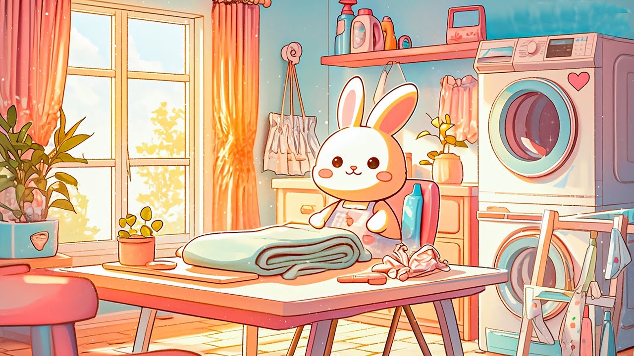 Japanese Town Vibes 🐰 Neon Night Aesthetic 🎶 Relaxing Lofi Music Background