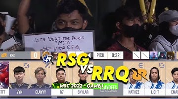 RRQ HOSHI VS RSG PH GAME 1 | MSC 2022