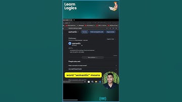 10/35: Understand all about HTML Semantic Elements | HTML Shorts Series | #html #webdevelopment #css
