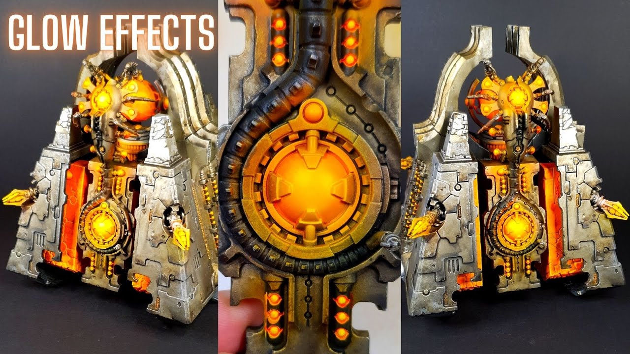 How to Paint Easy Orange Yellow Glow Effects with an Airbrush OSL