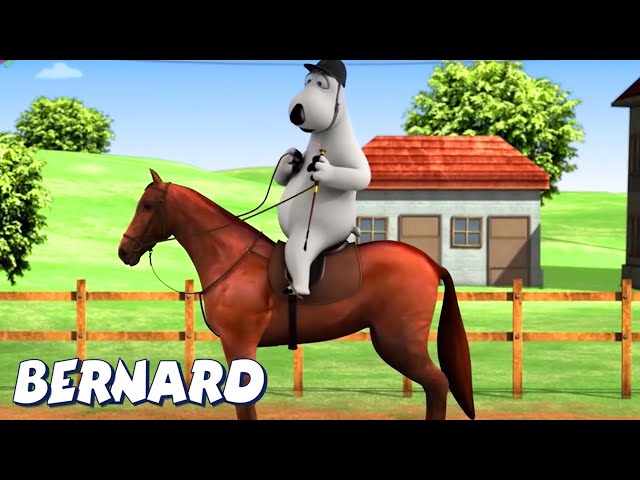 Bernard Bear | Horse Racing! AND MORE | Cartoons for Children | Full Episodes class=