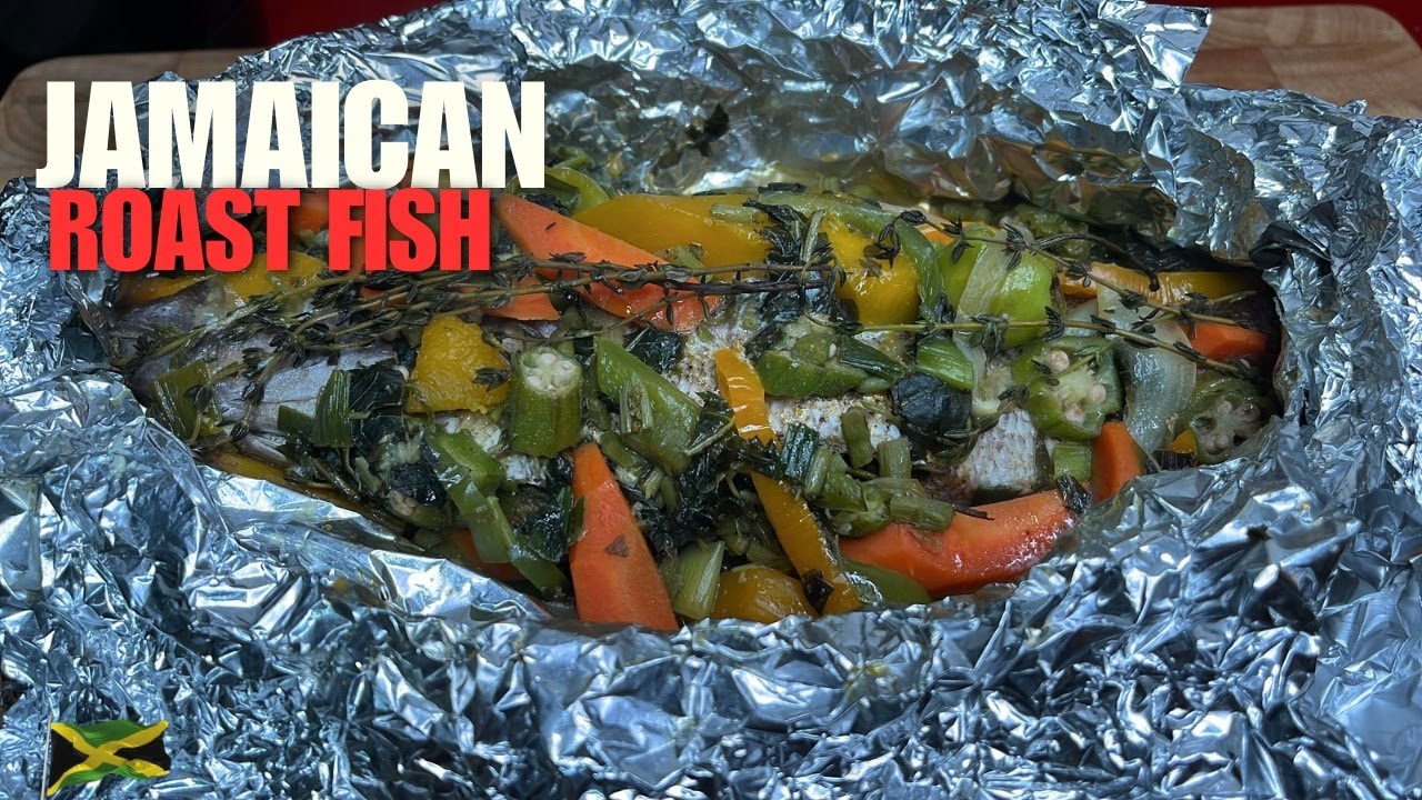 Жареная рыба по-ямайски с карибскими специями
