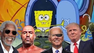 Spongebob Squarepants Theme Song (Ft. Donald Trump, Joe Biden, Joe Rogan & Morgan Freeman)