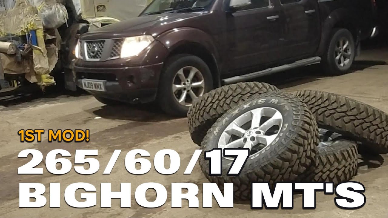 New project truck! First modification! Offroad tyres! Nissan Navara D40! 