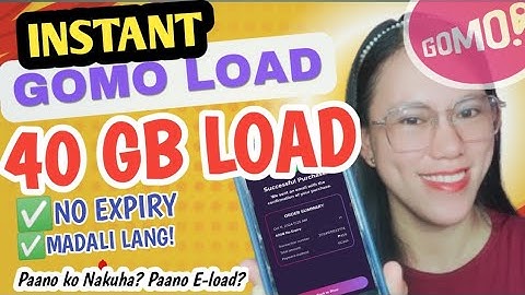 HOW TO LOAD GOMO SIM EASILY | Instant 40GB LOAD No Expiry