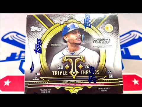 NEW RELEASE! 2024 TRIPLE THREADS BASEBALL CARDS IS BACK! - YouTube