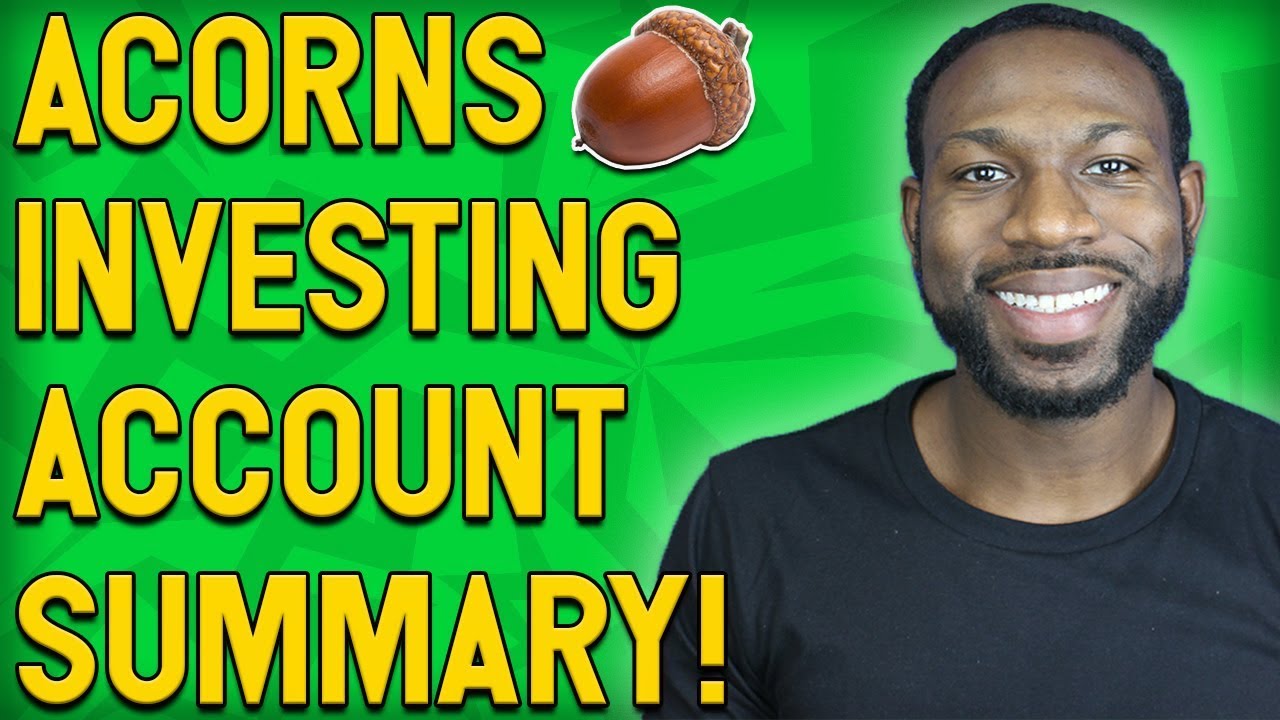 Acorns Investment App Acorns Investing Account Summary ! YouTube